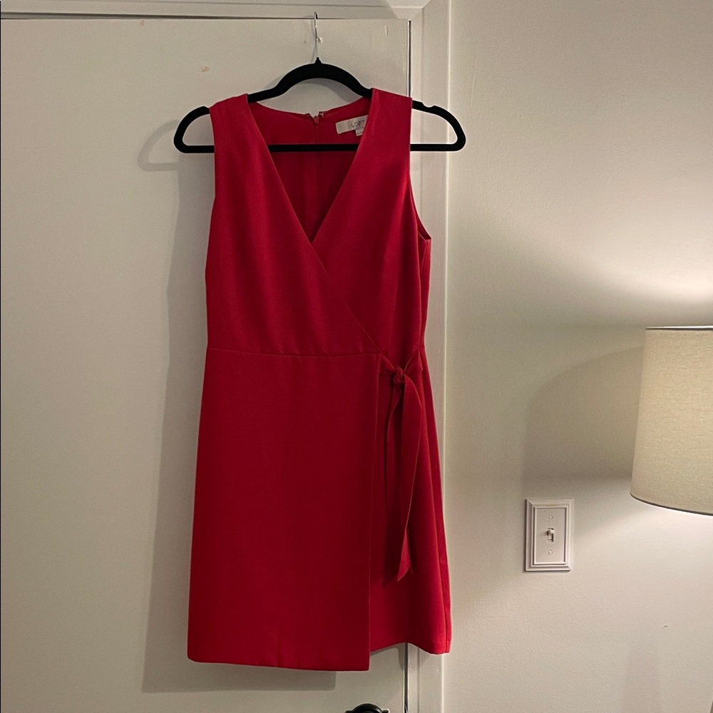 Red Wrap Dress